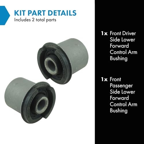 Front Lower Forward Control Arm Bushing Driver Passenger Pair Set 2pc for
