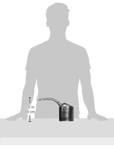75441 Galvanized Metal Measure 1 Quart Silver