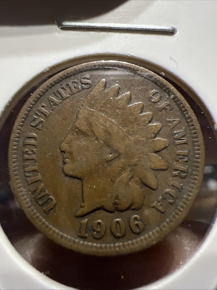 1906 Indian Head Cent Penny 1¢