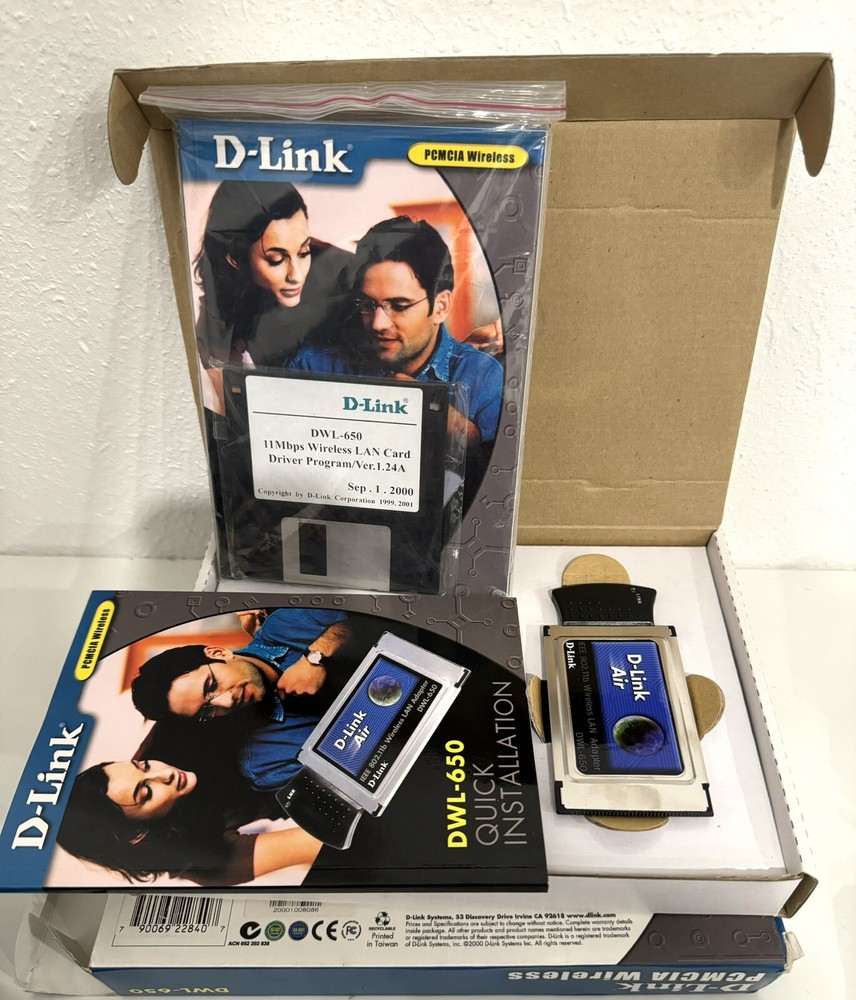 D-Link DWL-650 Wireless LAN Card Driver Program/ver.1.24A