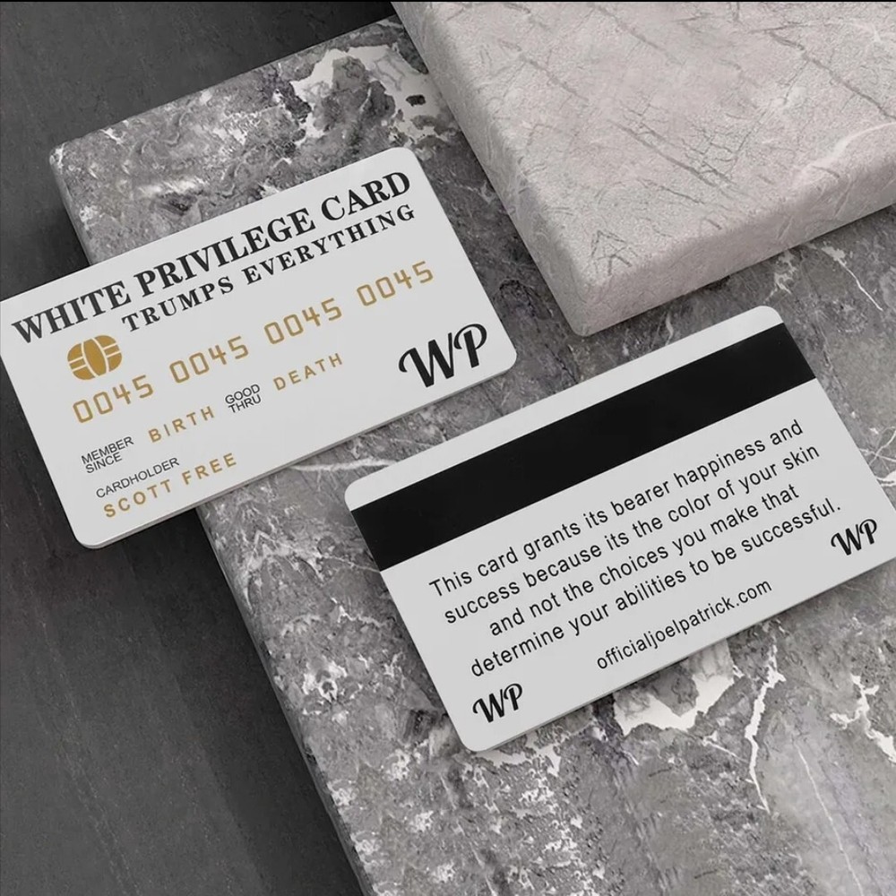 WP WHT PRIVILEGE CARD