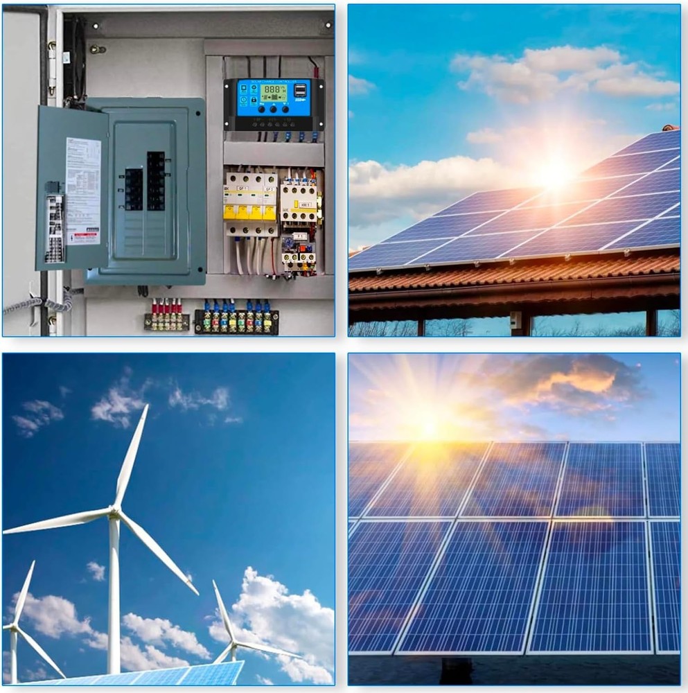 LCD-Enabled 30A PWM Solar Charge Controller with Multi-Mode Control & USB Output