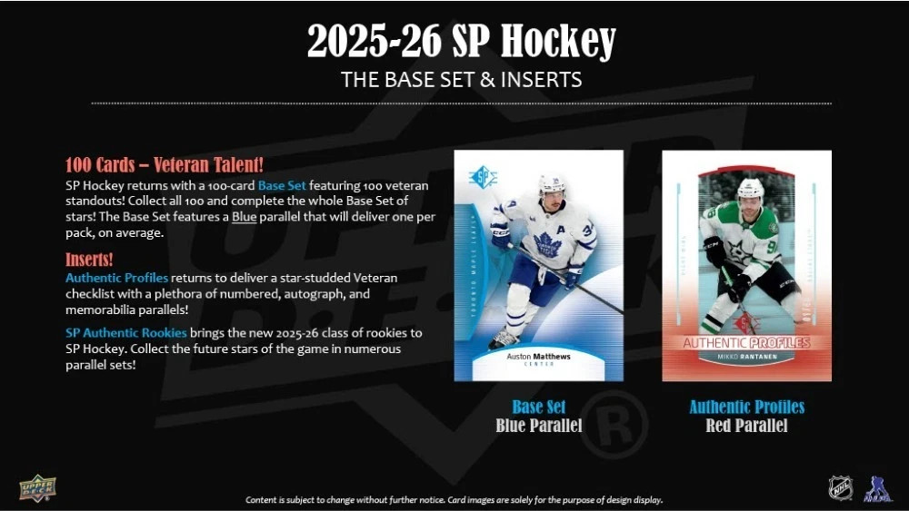 2025-26 Upper Deck SP Hockey Blaster Box