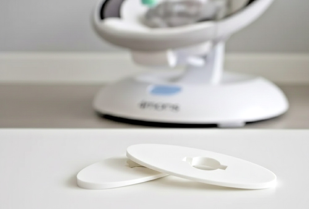 Mobile Support Insert Disc For 4Moms Mamaroo White 2 Pack
