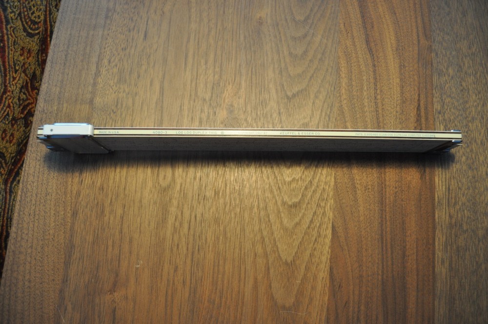 K&E 4080-3 LogLog Duplex Trig Slide Rule + Case