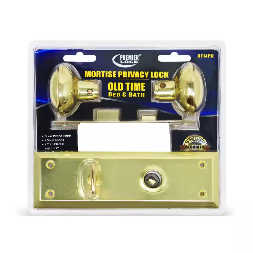 Left/Right Reversible Old Time Mortise Replacement Lockset-Privacy Function-Us3