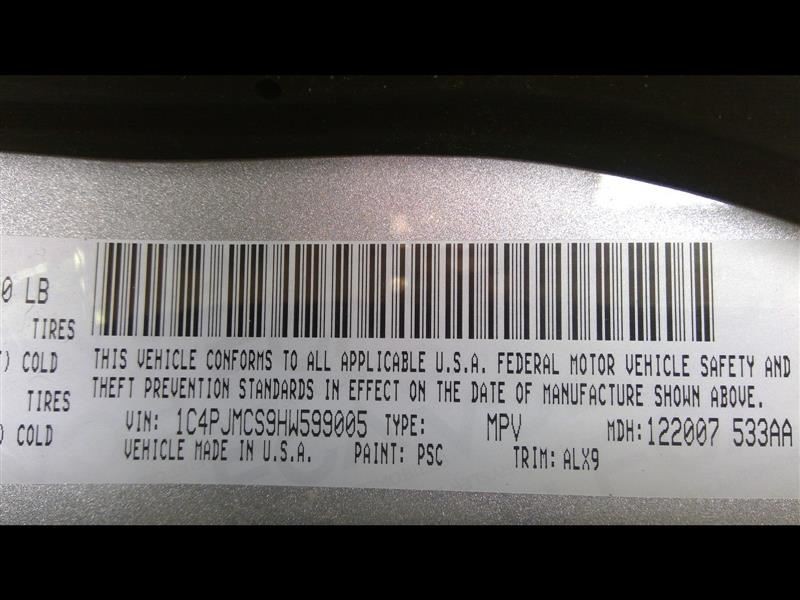 CHEROKEE 2017 Headrest 361019