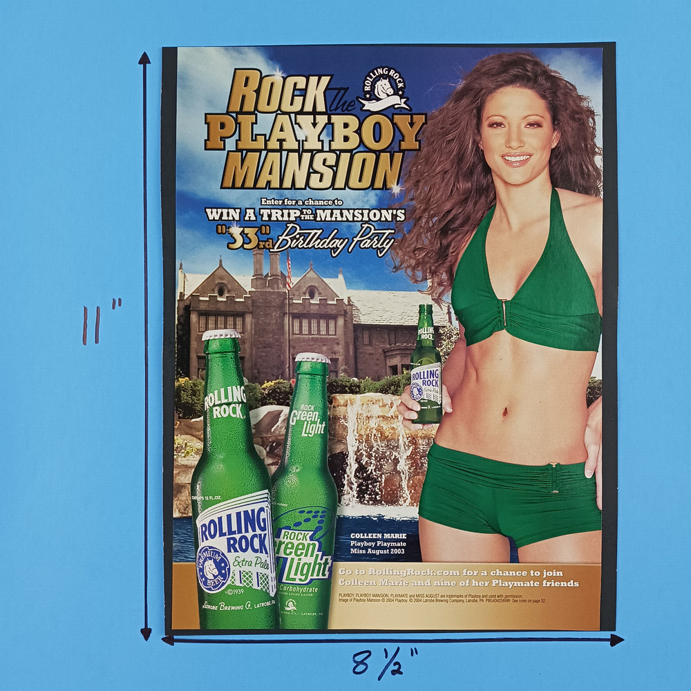 2004 Rolling Rock Beer Print Advertisement