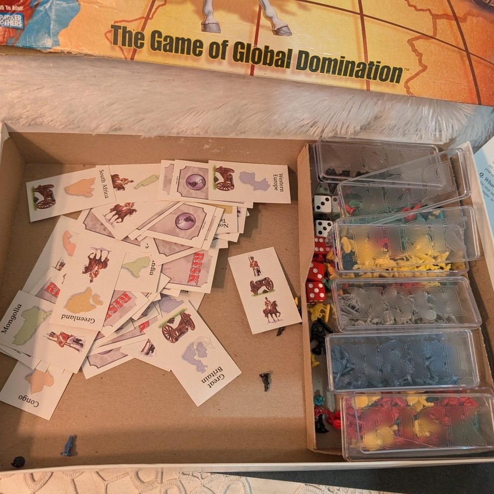 Risk board game 1998 - a classic strategy game...