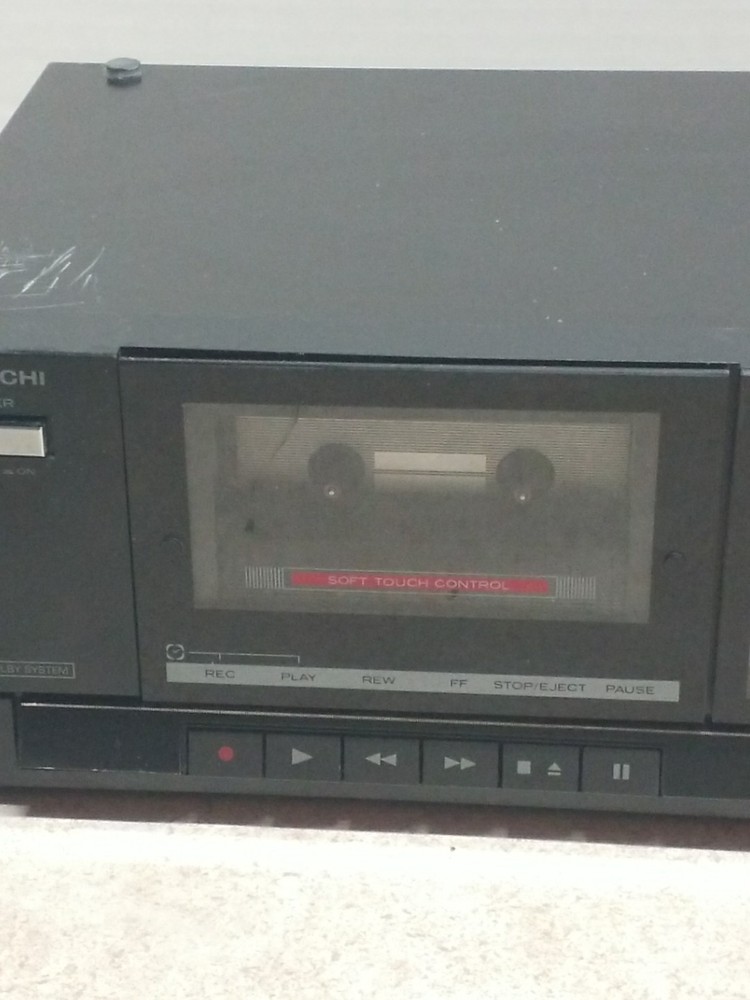Hitachi D-E17 Cassette Tape Deck HiFi Separates - Powers On Needs Work