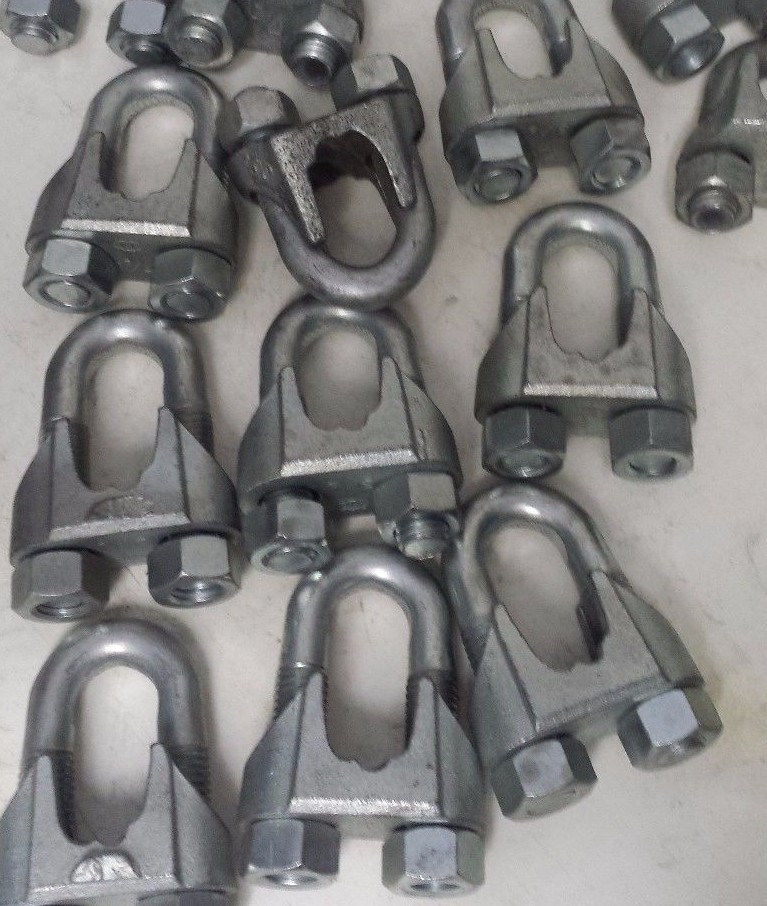 Two,(2) 3/4" Wire Rope Clips (D-10)