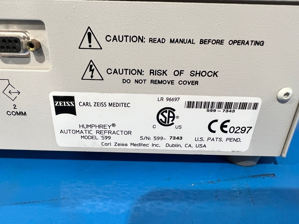 Zeiss Automatic Refractor Model 599