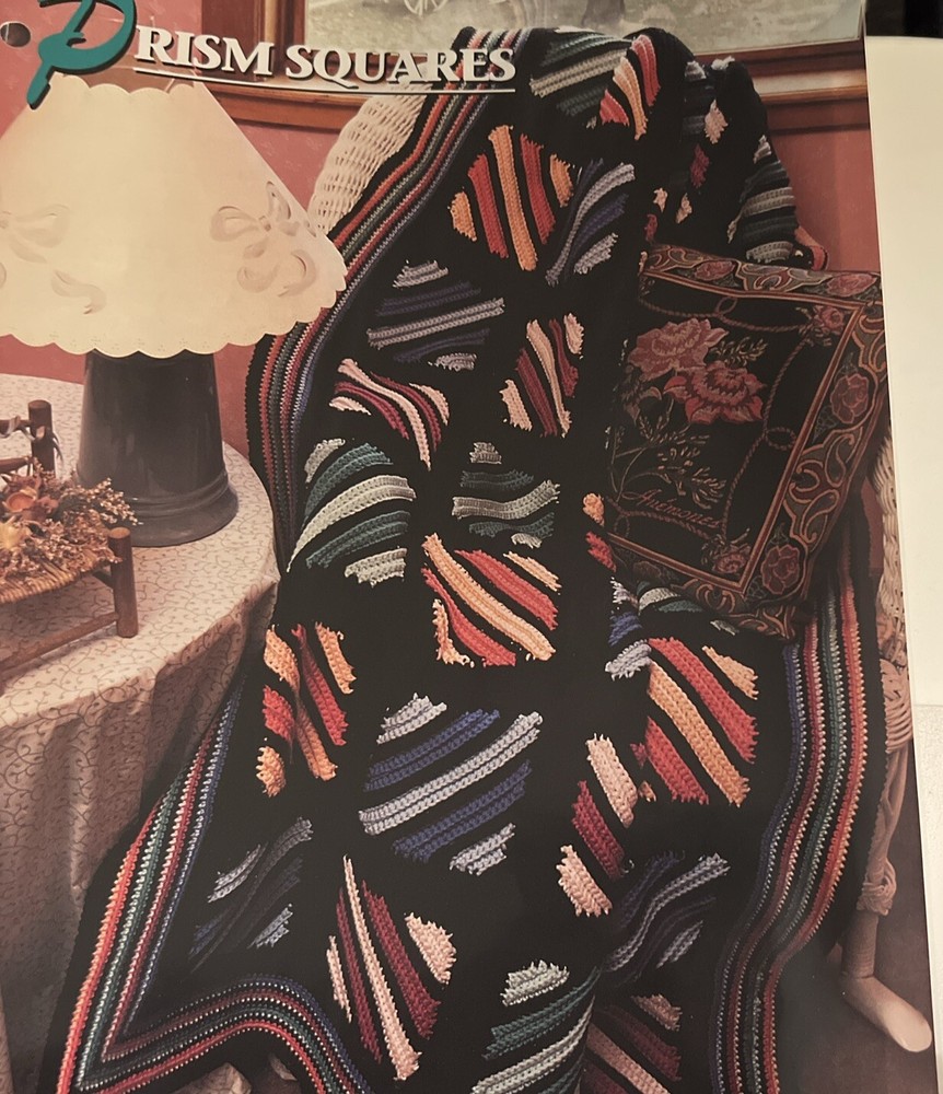 CROCHET ~ “Prism Squares Afghan” ~ PATTERN ~