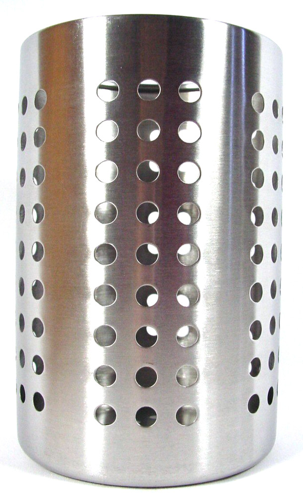 Large Kitchen Utensil Caddy IKEA ORDNING Stainless Steel Cooking Tools Holder