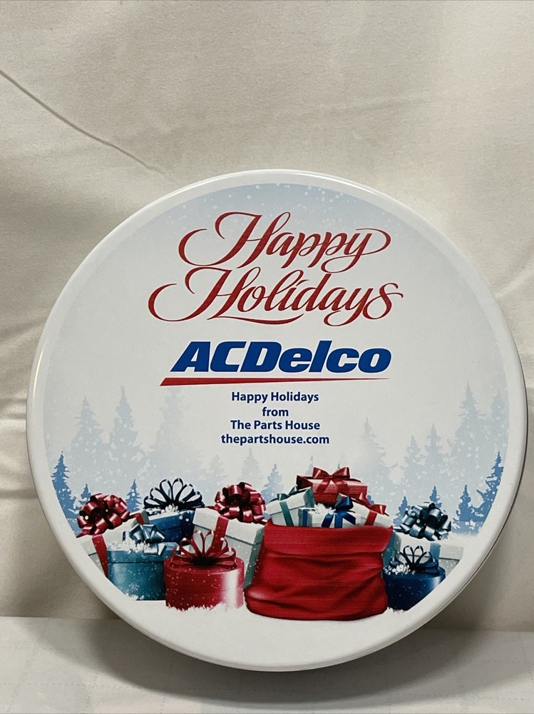 empty tin canister from acdelco