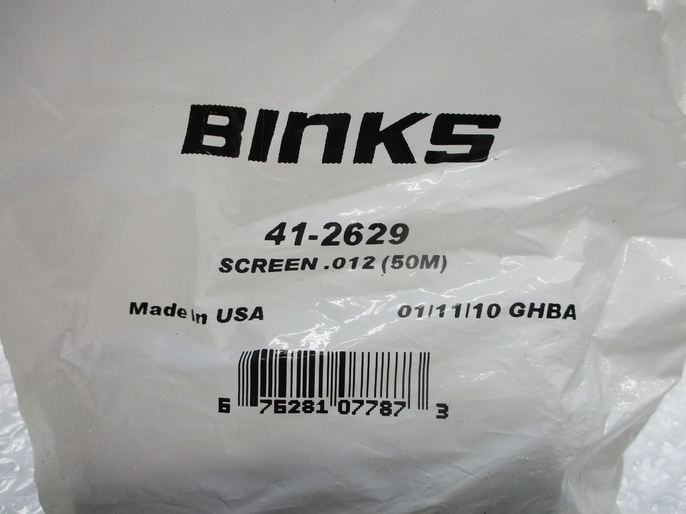 BINKS 41-2629 SCREEN NSMP