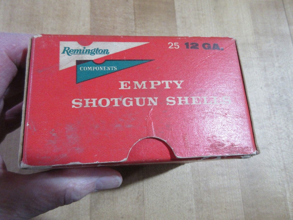 Empty Remington 2 Piece Empty Shotshell 12 ga box (r)
