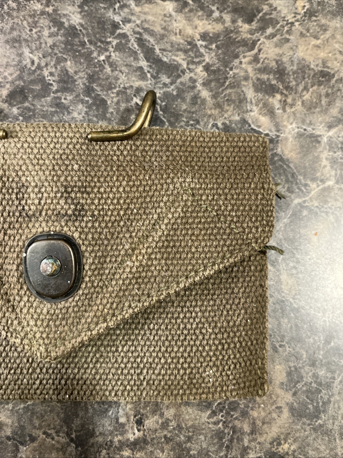 ORIGINAL WWII US ARMY INFANTRY M1942?FIRST AID BANDAGE CARRY POUCH ONLY VINTAGE