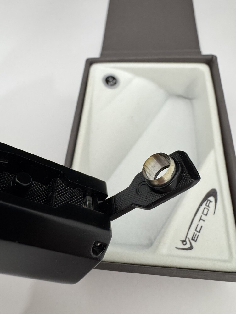Vector Caliper - Single Large Jet Flame Torch Lighter - Black - New