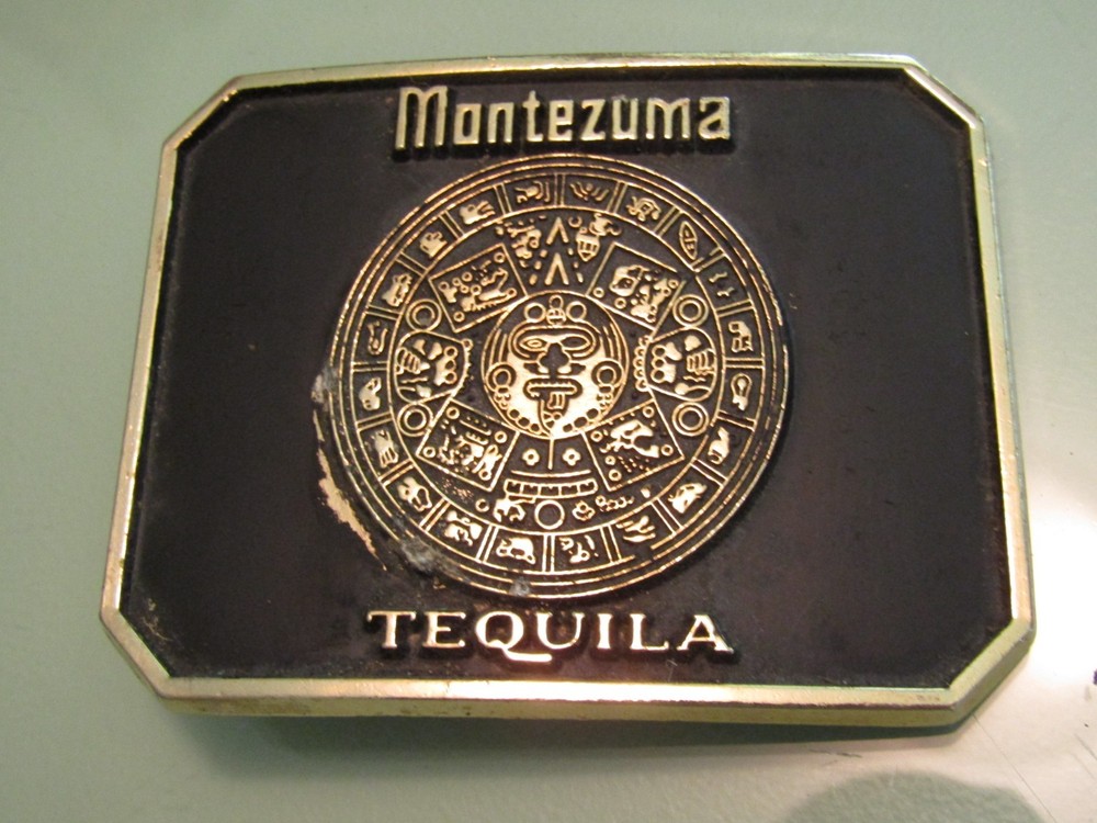 Montezuma Tequila Belt Buckle