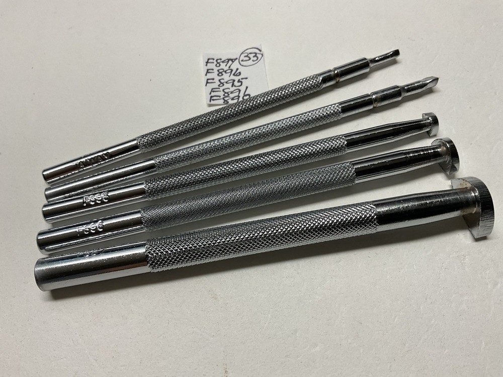 5 Ivan Taiwan, Taiwan Figures Leather Carving Tools (Ref#33)