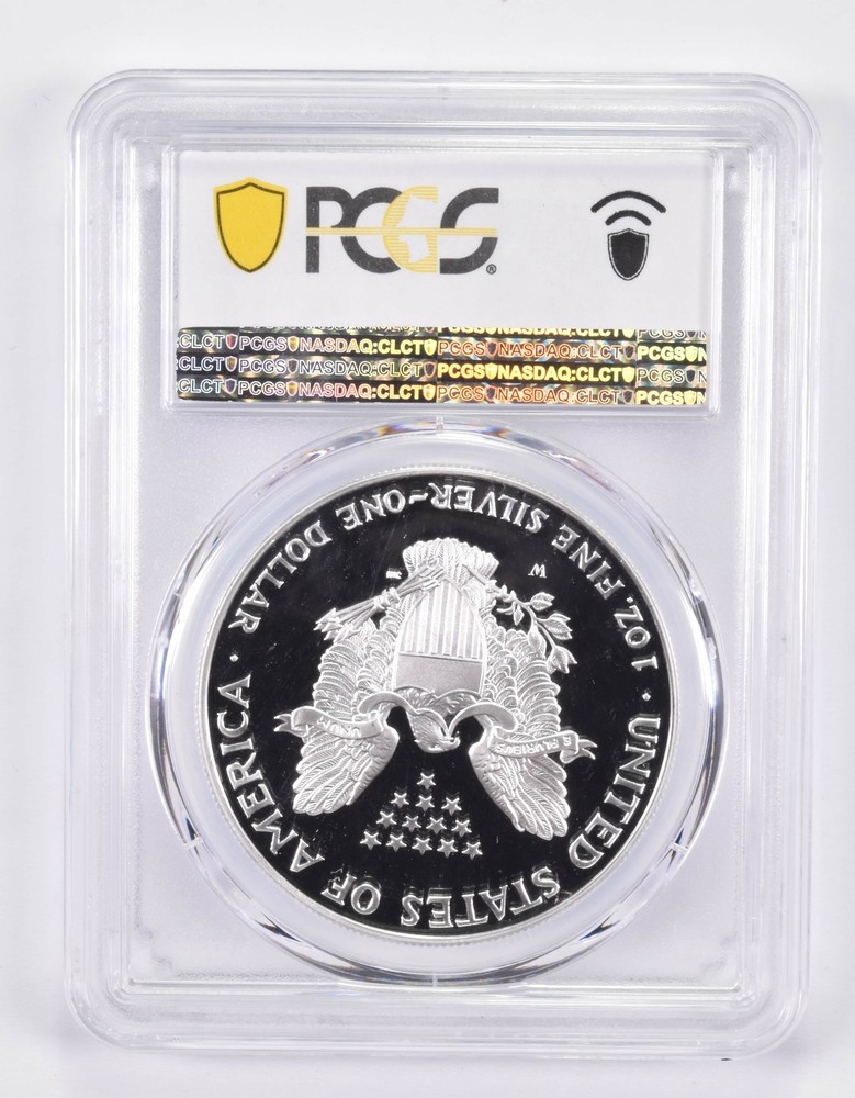2001-W PR70 DCAM American Silver Eagle PCGS Blue Label