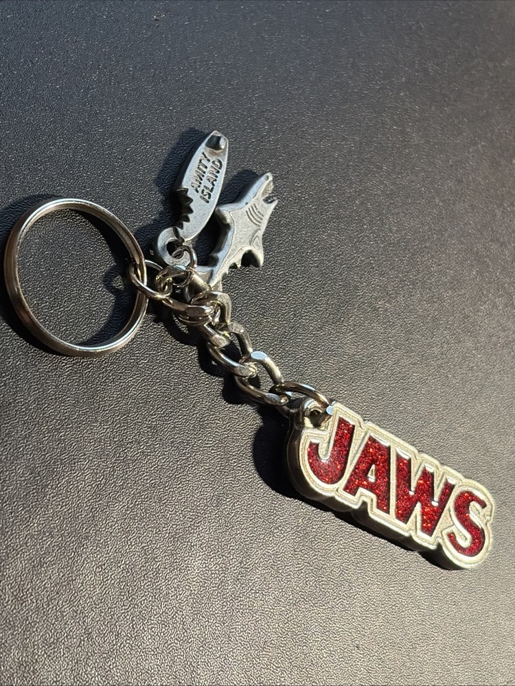 Universal Studios Jaws Shark Movie Dangle Charm Keychain
