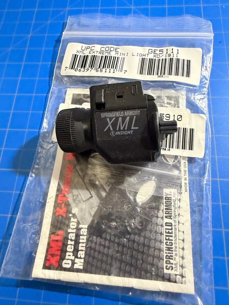 Insight XML Weapons Light - Compact - Subcompact