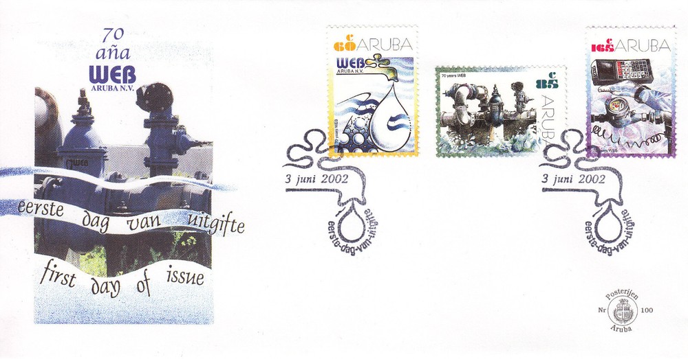 Arubu Issue FDC 2002 (100) Energy