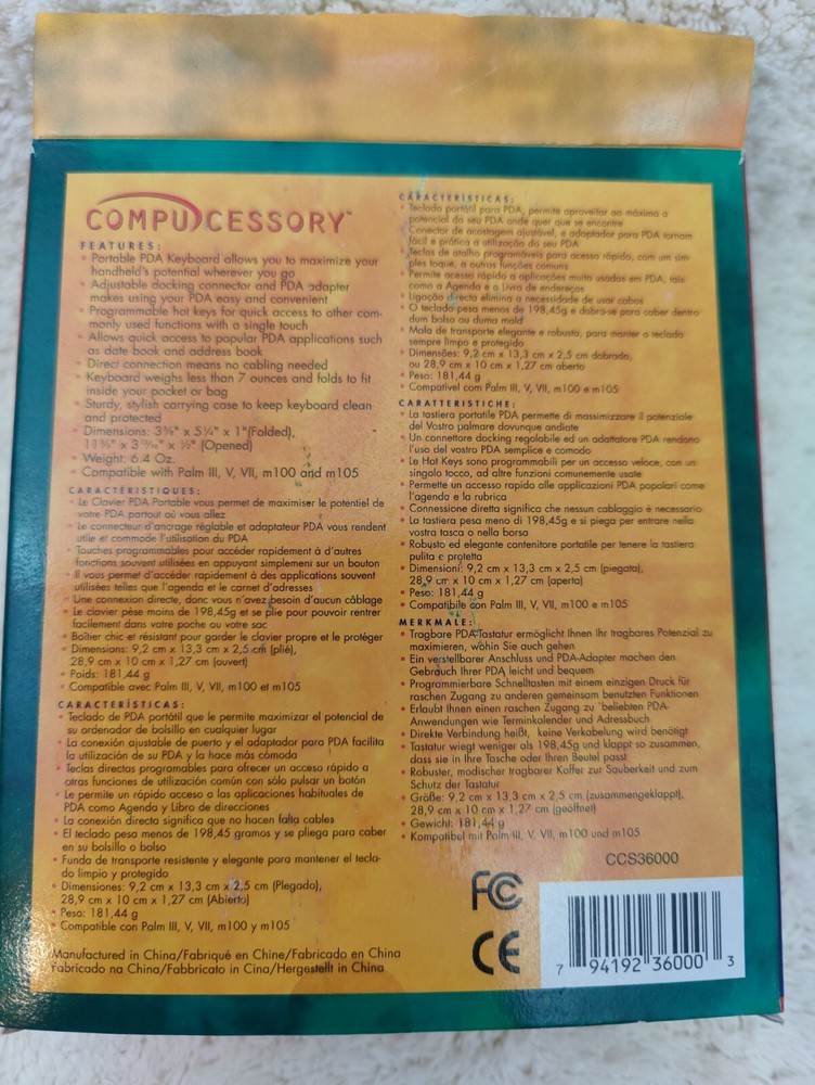 Compucessory Foldable PDA Keyboard.