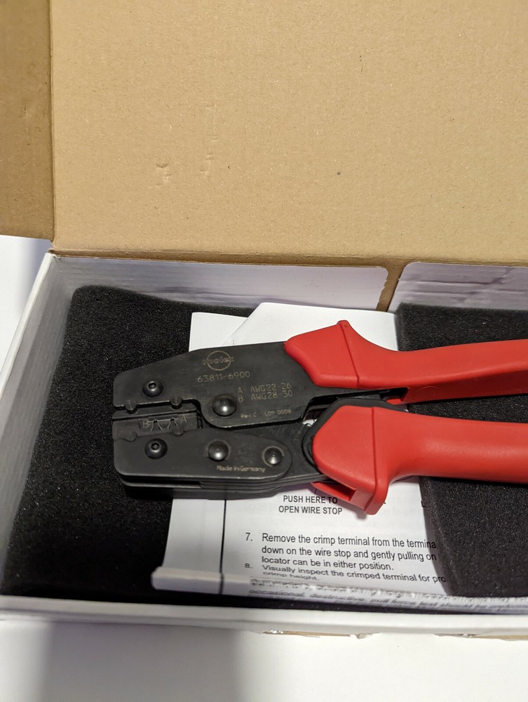 Molex Hand Crimper Model# 638116900