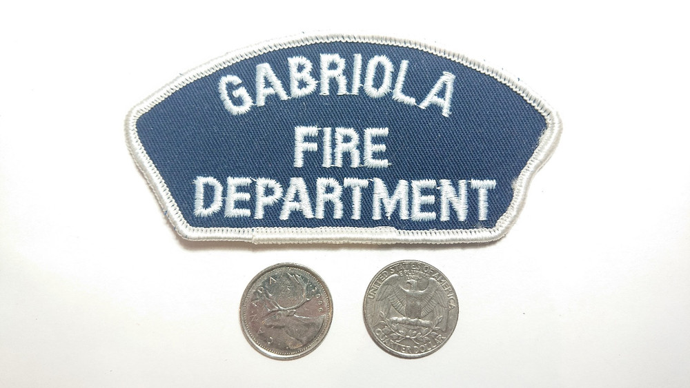Gabriola Fire Department Patch Badge Crest