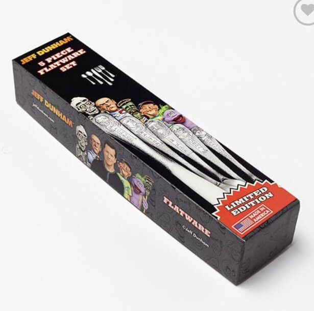 Jeff Dunham Character 5 Piece Silverware Flatware Set NIB