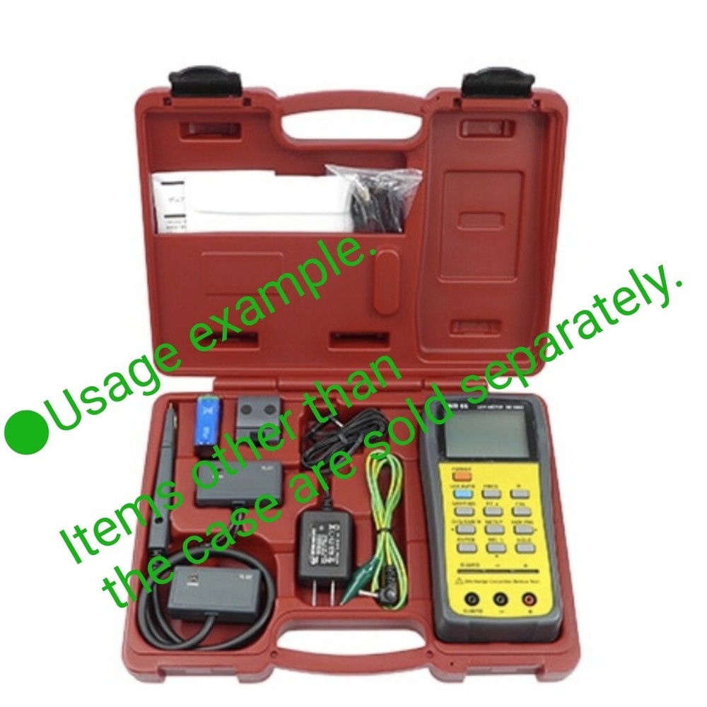 DER EE Plastic Case for LCR Meter DE-5000 Red New Fedex