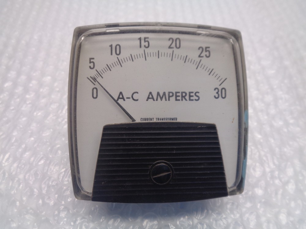 BROWNELL INSTRUMENTS PANEL METER 0-30AC AMP UNMP