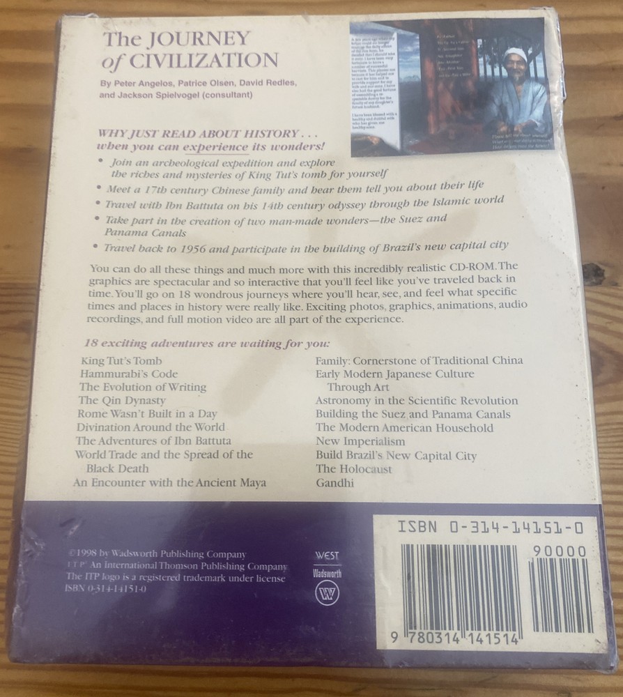 Journey of Civilization CD-ROM (Stand Alone Version): An Interactive CD-ROM