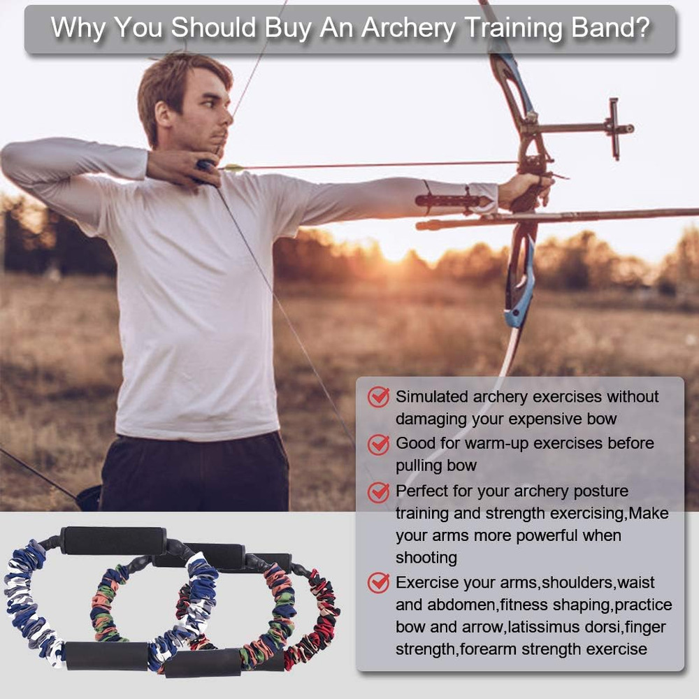 Archery Band Archery Exerciser Bow Trainer Strength Training for Reflex Bow Comp