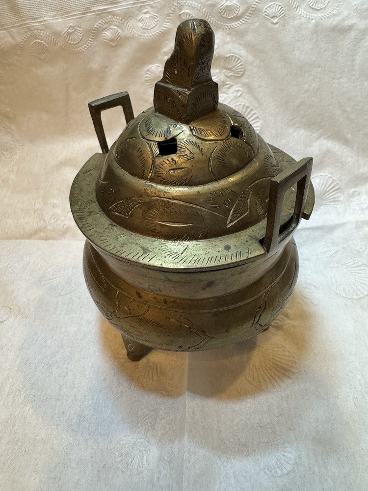 Antique Chinese Brass incense Burner