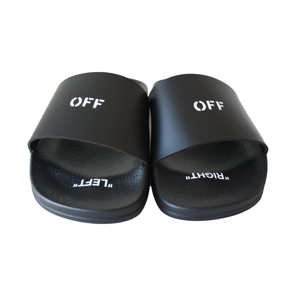 Off White Off Stamp Slider Black