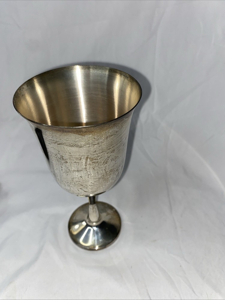 Salem Silverplate Stemmed Goblet