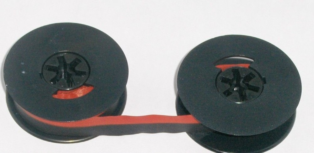 Adler Meteor Typewriter Ribbon - Black and Red Ink