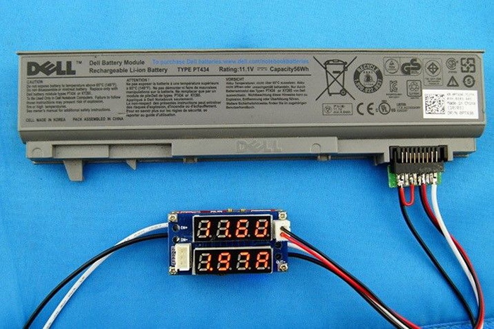 5A Adjustable Dual Colour CC/CV Display Step Down Moudul LED Panel Voltmeter