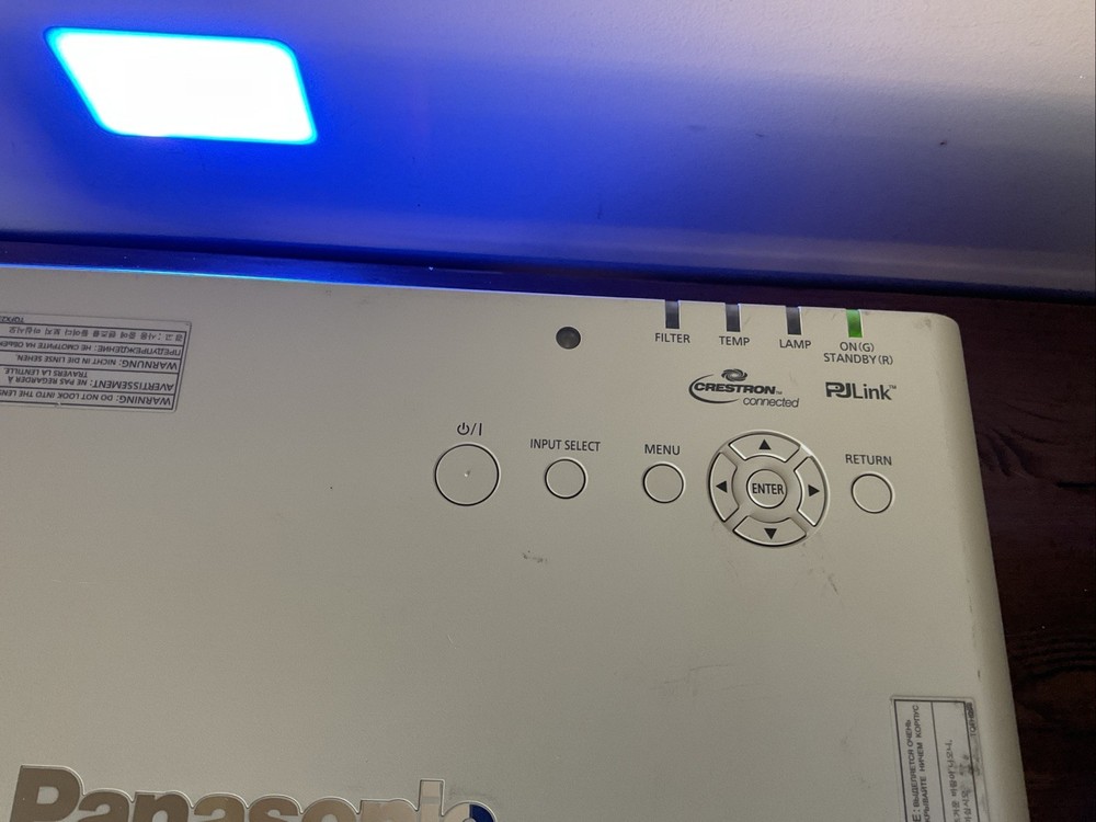 Panasonic PT-FW430U WXGA LCD Projector-Powers On-Needs New Lamp