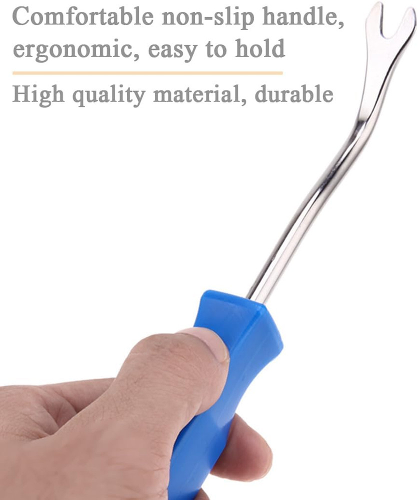 3 PCS Upholstery and Construction Staple Remover Tack Puller Nail Remover Tools,