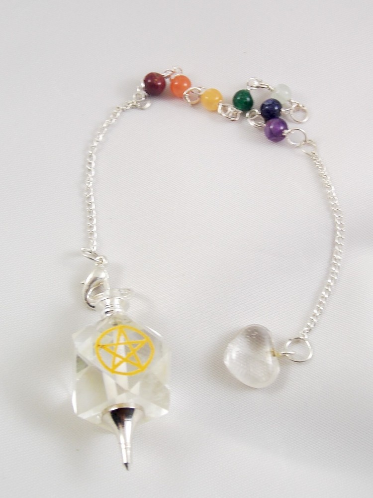 7 Chakras Quartz Pendulum Bracelet