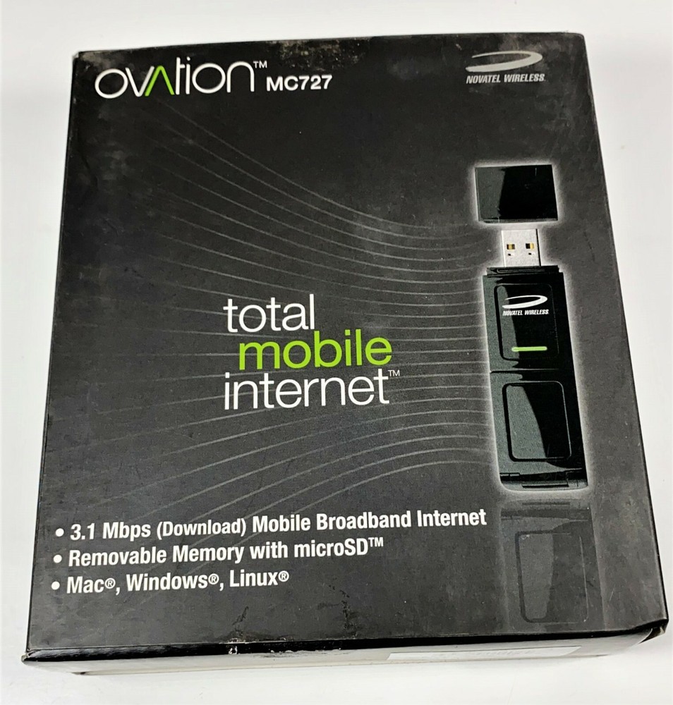 Novatel Wireless Ovation MC727 Total Mobile Internet Modem Stick