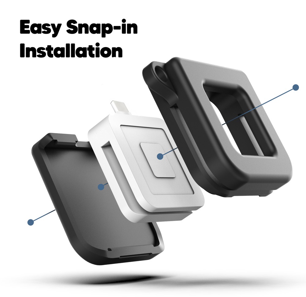 Keyring Case for Square Reader for MagStripe