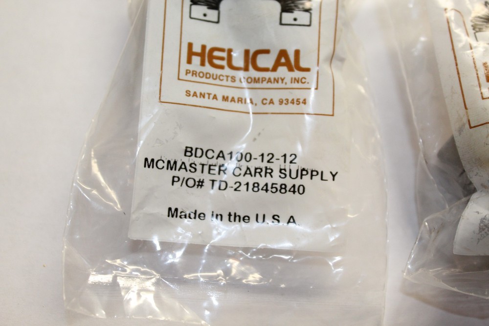 2-Pack Helical BDCA100-12-12 Flexible Couplings