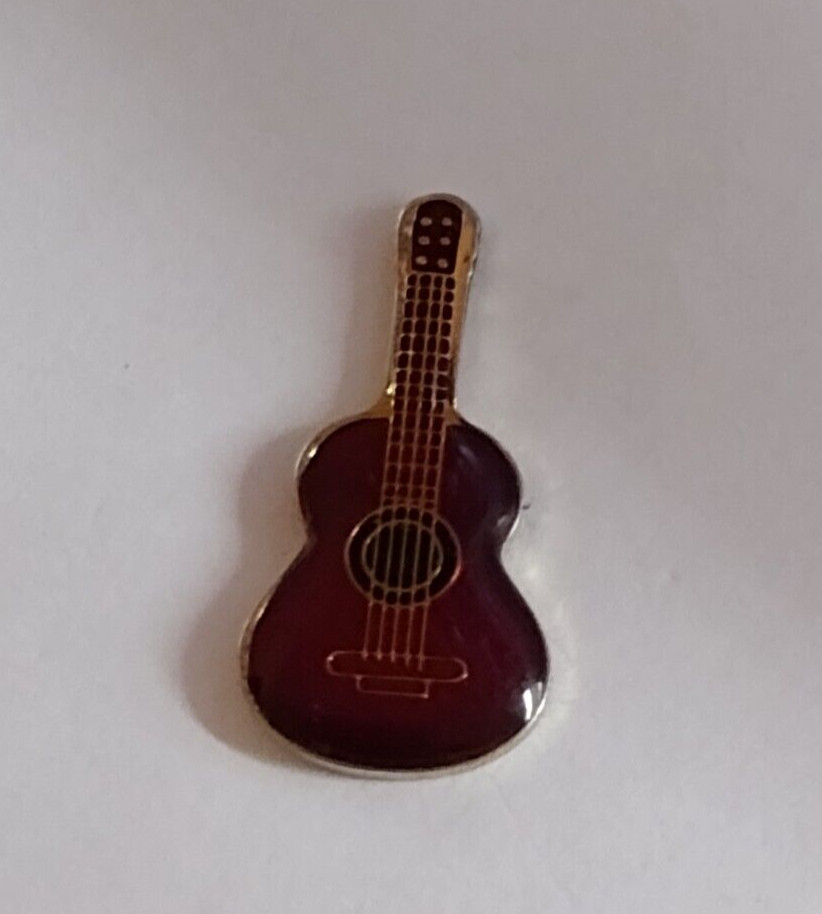 Guitar Small Novelty Tack Lapel Pin