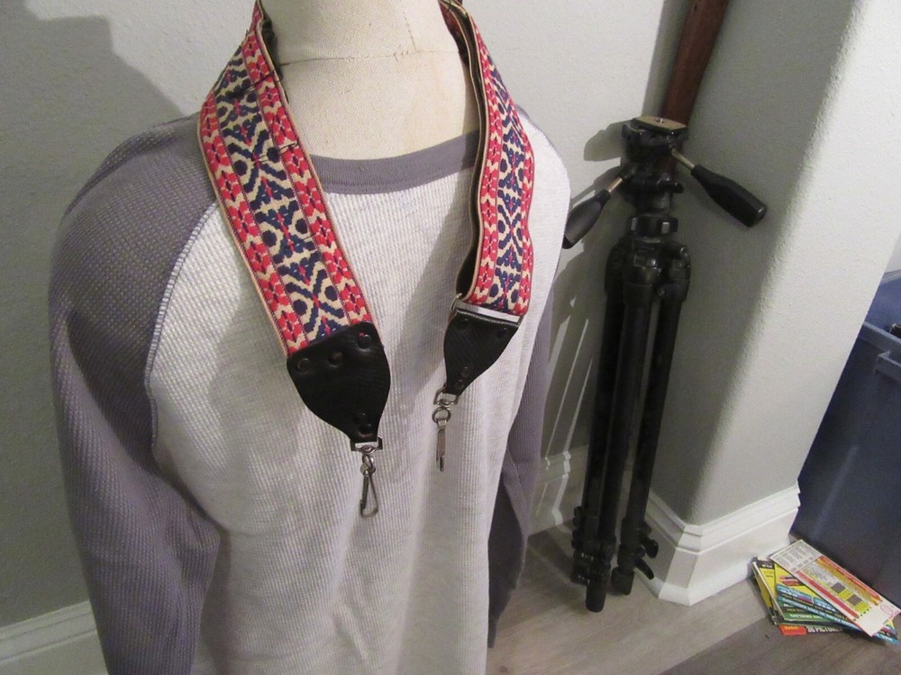 Nice Used Hippie Camera Strap Looks Nice Good Stitching Etc.